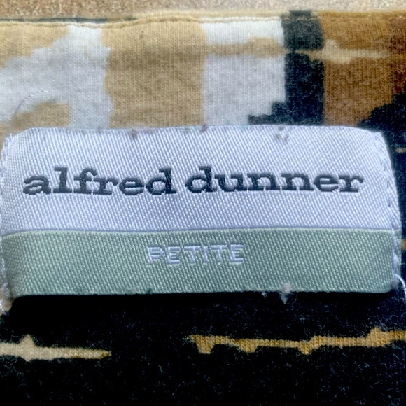 ALFRED DUNNER Square Neck 3/4 Length Sleeve Top Fall - Petite Large - Picture 3 of 5